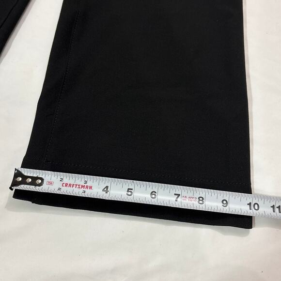 Maeve Anthropologie Colette High-Rise Crop Wide-Leg Pants Black Closet Staple - Picture 12 of 12